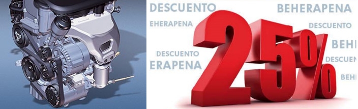 25% de descuento en la correa de distribución