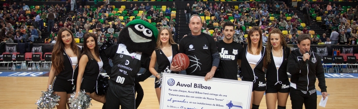 Auvol patrocinó el partido del Dominion Bilbao Basket - Real Madrid