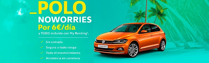 Volkswagen Polo por 6€/día