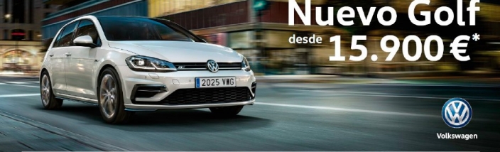 Oferta Volskwagen Golf desde 15.900 Auvol